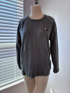 Nike Men’s Optic Fleece Grey Crewneck